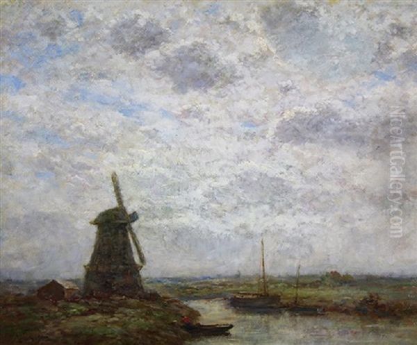 Windmill On The Marshes - view 1