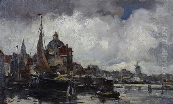 Harbor Of Delft, Holland - view 1