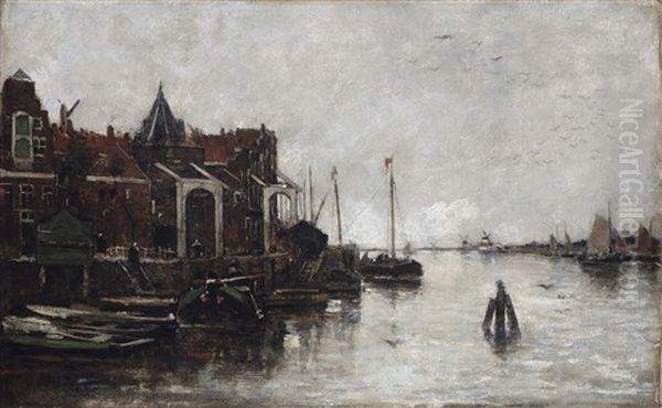 A View Of The Buitenkant With The Schreierstoren In Amsterdam - view 1