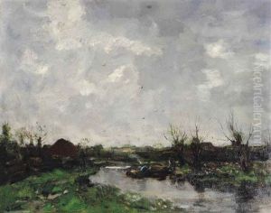 Dutch Landscape by Jacob Henricus Maris