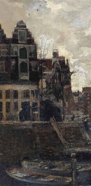 A View Of An Amsterdam Canal - view 1