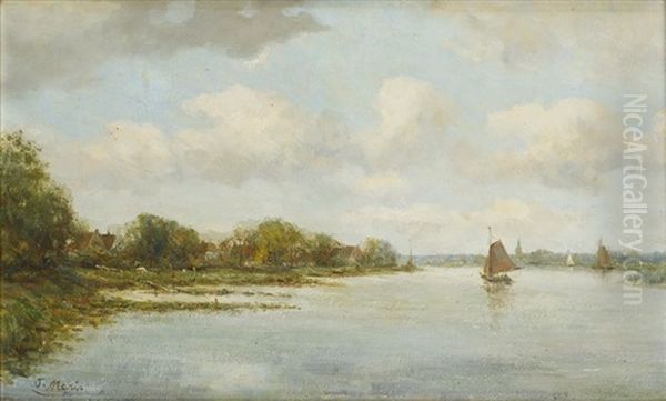 Paysage Aux Voiliers - view 1