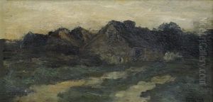 Vue D'une Chaumiere En Hollande by Jacob Henricus Maris
