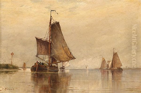 Fischerboote Auf Der Schelde - view 1