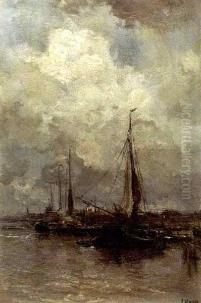 Moored Sailing Boats - view 1