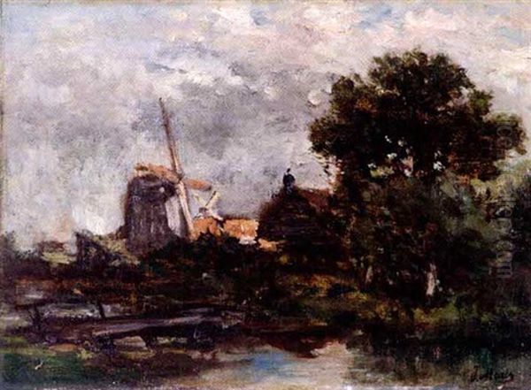 Windmills On A Stormy Day - view 1