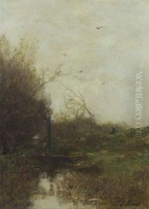 Le Renouveau: Early Spring by Jacob Henricus Maris