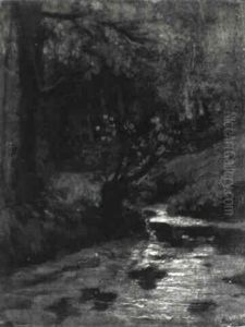 A Brook In A Forest, Oosterbeek A Brook In A Forest, Oosterbeek
