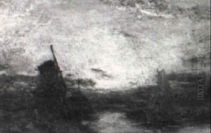 On The Scheldt by Jacob Henricus Maris