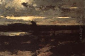 Horse Rider In A Dune Landscape by Jacob Henricus Maris