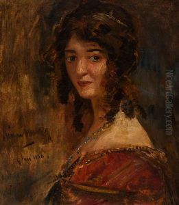 Girl In Evening Gown