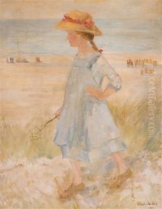 A Walk In The Dunes On A Summer's Day