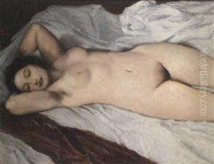 Zweiseitiges Bild: Nu Allonge Bzw. Nu Assis by Emile Bernard
