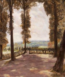Les Terrasses De Saint Germain by Emile Bernard