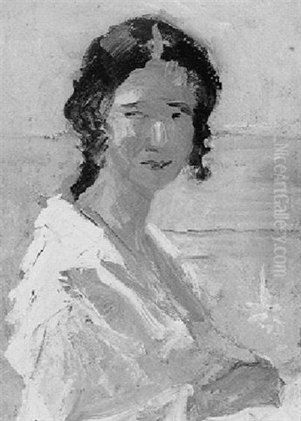 Portret Van Een Jonge Vrouw Ten Halve Lijve - view 1