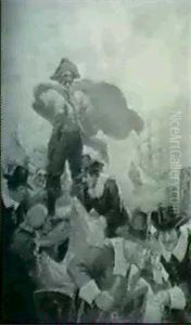 Magazine Cover. Pirates And Pilgrims. The Strange Coin,     American Bankers' Journal