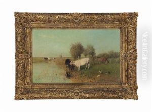 Pasture In Sunshine by Willem Maris