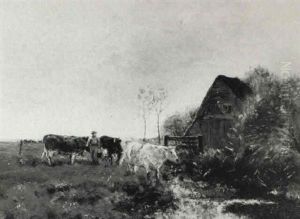 Cows By A Shed Cows By A Shed
