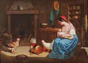 Fermiere Et Son Enfant Fermiere Et Son Enfant