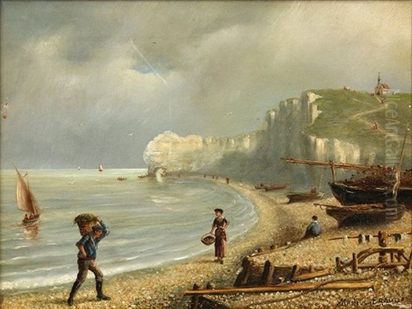 Fishing Village Scene - view 1