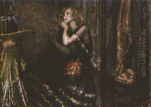 Preparation For An Evening by Lajos Mark