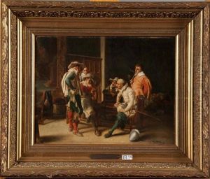 La Partie De Cartes Entre Mousquetaires by Alexandre Markelbach