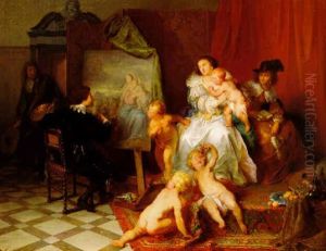 L'atelier De Rubens by Alexandre Markelbach