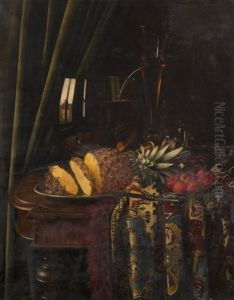 Still Life With Pineapple by Hans Heinrich Markes