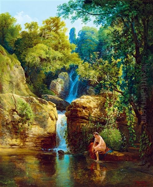 Nymph Bathing - view 1