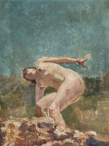 Etude De Nu Pour Un Decor Plafonnant by Joseph Bernard