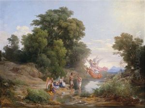 Taufe Christi Durch Johannes Den Taufer Im Jordan