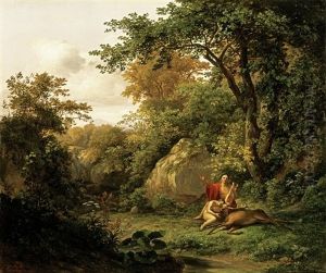 Diana Beweint Den Erlegten Hirschen by Karoly Marko the Elder