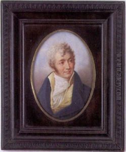 Portrait Du Prince Esterhazy (?) En Redingote Bleue, Gilet Jaune Et Chemise Blanche Portrait Du Prince Esterhazy (?) En Redingote Bleue, Gilet Jaune Et Chemise Blanche