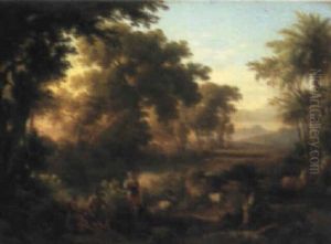 Diana And Apollo In A Wooded Landscape