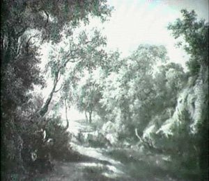 Figures Resting In An Extensive Wooded Landscape by Karoly Marko the Elder