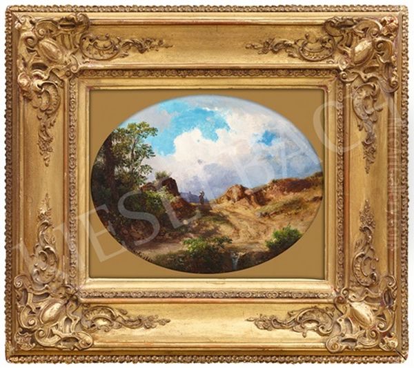 Sunlit Italian Landscape - view 1
