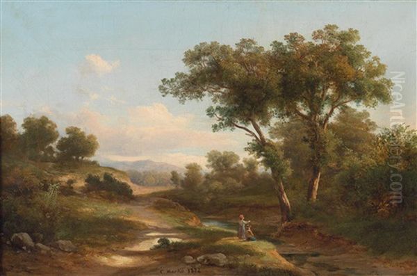 Landschaft Mit Figurlicher Staffage - view 1