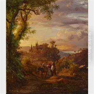 Figures On A Country Trail