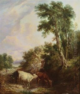 Paesaggio Agreste Con Pascolo by Karoly Marko the Younger