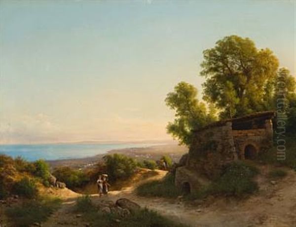 Italiensk Kystlandskap - view 1