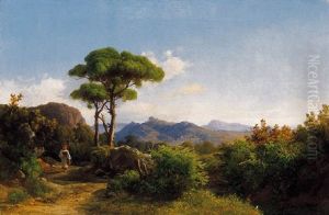 Italiai Taj (italian Landscape) by Karoly Marko the Younger