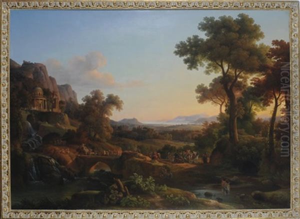 An Arcadian Landscape With The Triumph Of Bacchus - view 1