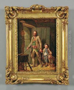 La Partenza Per La Caccia by Nicolas Bernard Le Picie