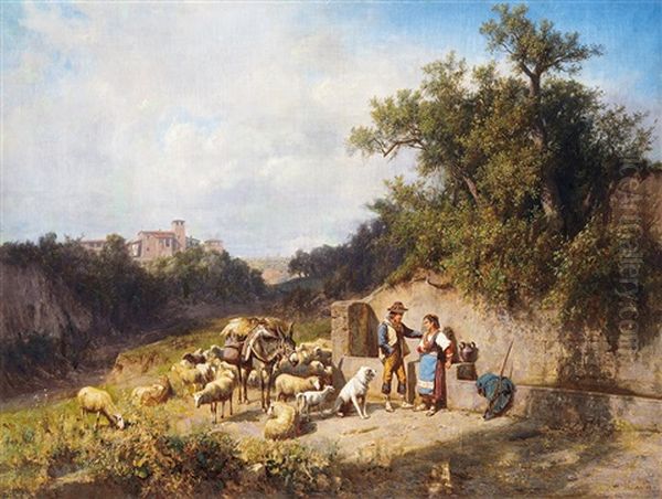 Chatting By The Well - view 1
