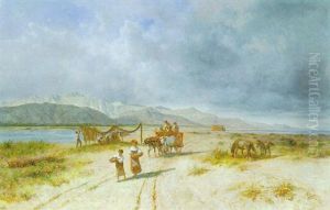Italienische Landschaft Mit Heimkehrenden Fischern
