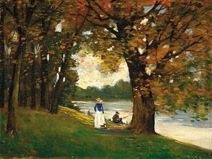 Summer By The River by Erno (Ernst) Marko