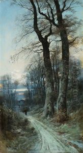 Paesaggio Boschivo Con Figure