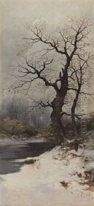Ramasseuse De Bois Mort En Hiver by Henry Marko