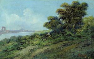 Paesaggio Con Pescatorello