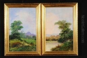 Paesaggio Campestre (+ Paesaggio Campestre; Pair) by Henry Marko